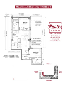 The Jennings.2 | 2 Bedroom | 2 Bath | 850 sq ft*